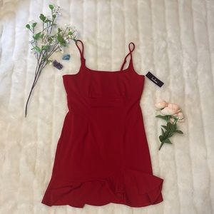 Lulus body con mini dress 🌹